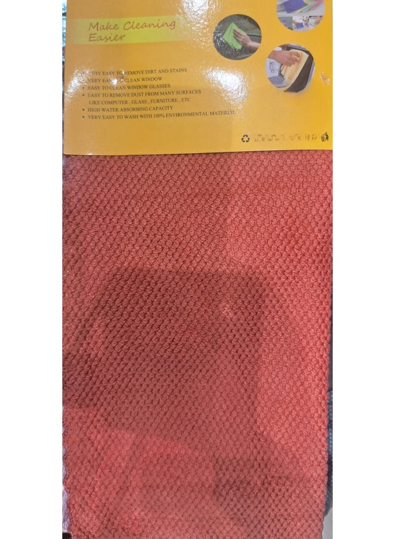 Microfiber towel 4pieces Pack for All Cleaning Purposes - Image 2